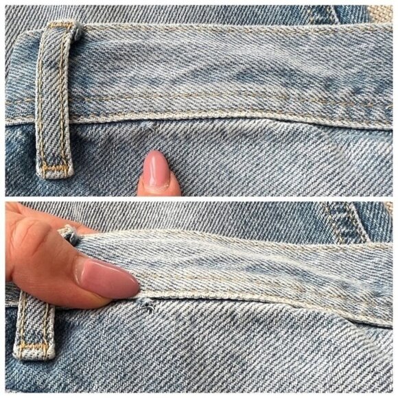 New! 𝅺FREE PEOPLE • Maggie Mid-Rise Straight-Leg Jeans in Light Stone - Picture 10 of 13